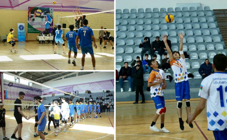 Voleybolçu oğlanlar arasında Azərbaycan birinciliyində 4 oyun keçirilib 