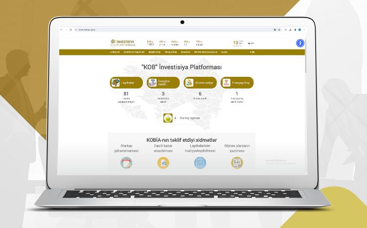 Maliyyələşdirilməsi üçün sahibkarlar tərəfindən investisiya portalında 80-dən çox layihə yerləşdirilib 