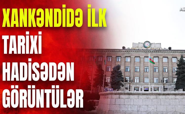 Xankəndidə tarixi anlar: Sakinlər səsvermə prosesində iştirak edirlər - VİDEO