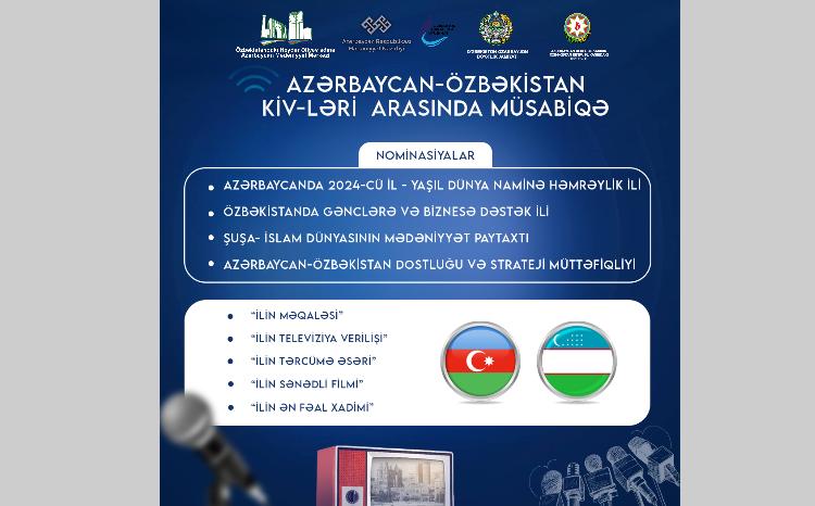 2024-cü il Özbəkistan mətbuatı və ictimaiyyəti arasında ölkəmizə dair müsabiqənin nominasiyalarını elan edilib 