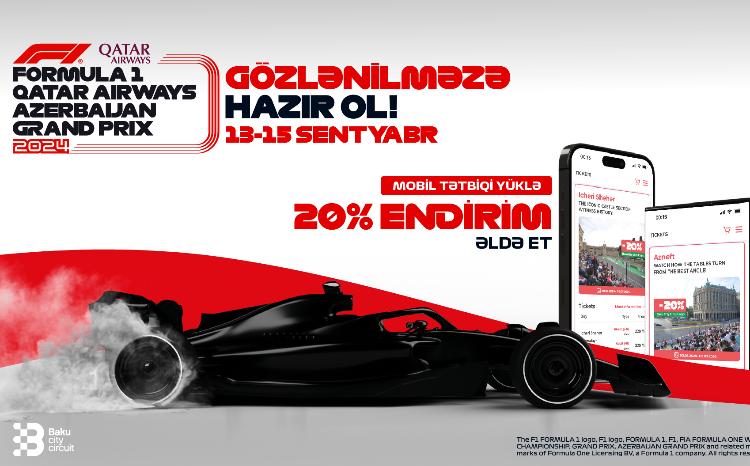 Formula 1 Qatar Airways Azərbaycan Qran Prisi 2024 üçün bilet satışına start verildi 