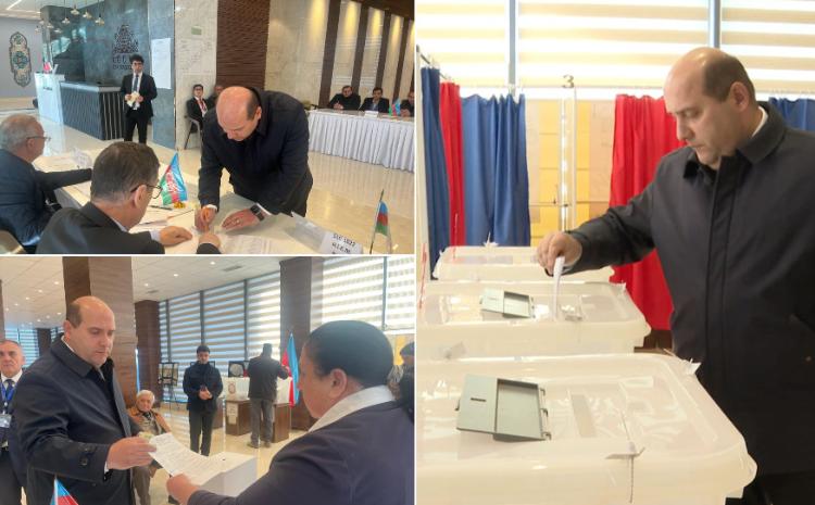 Xüsusi nümayəndə Ağdam şəhərində keçirilən səsvermədə iştirak etdi 