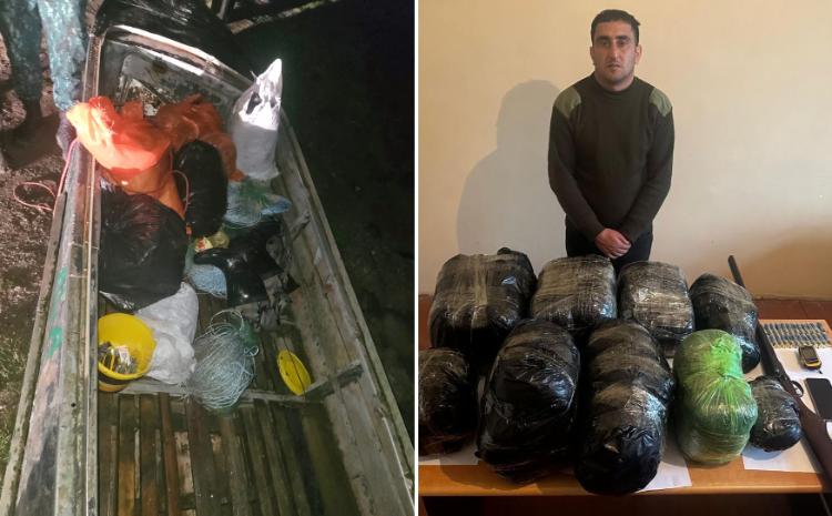 Xəzər dənizi vasitəsilə 29 kq narkotikin Azərbaycana gətirilməsinin qarşısı alınıb 
