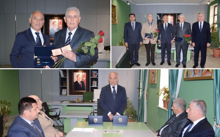 Masallıda "Heydər Əliyevin 100 illiyi (1923-2023)" yubiley medalı ilə təltif olunanların medallarının təqdim olunması 