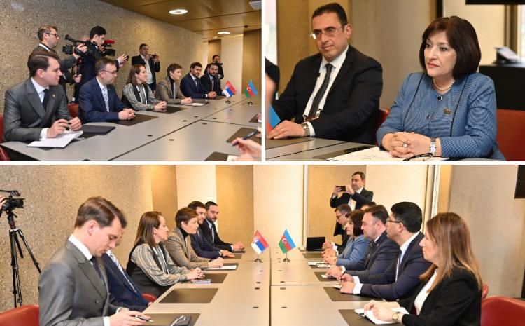 Сагиба Гафарова встретилась с председателем Национальной ассамблеи Сербии 