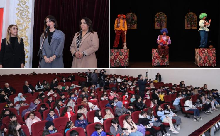 Kuklaçılar Lənkəranda "Məlikməmməd" tamaşasını nümayiş etdirib 