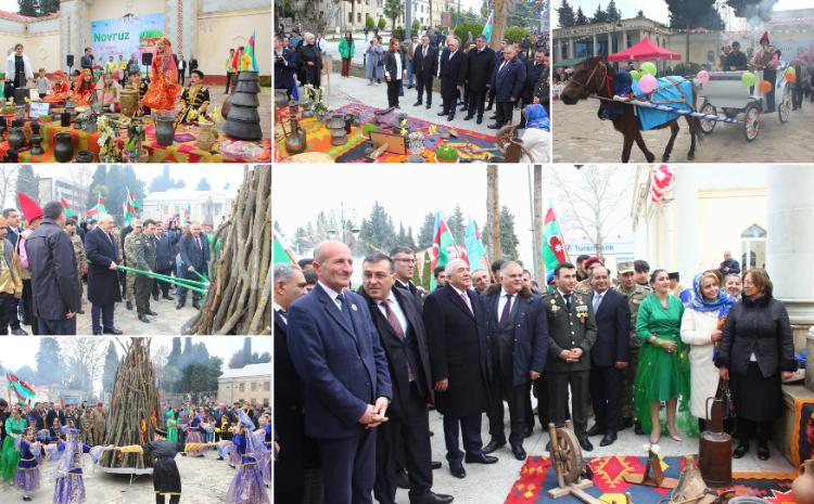 Tovuzda Novruz bayramı münasibətilə ümumrayon şənliyi keçirilib 