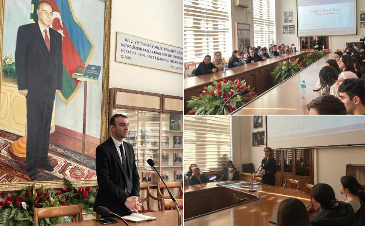 Pedaqoji Universitetdə "Sağlam həyat tərzi" mövzusunda görüş keçirilib 