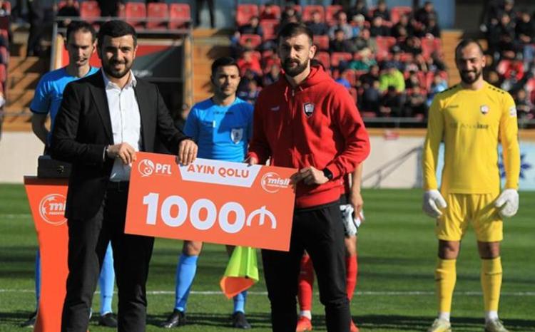 İsgəndərov mükafatlandırıldı 