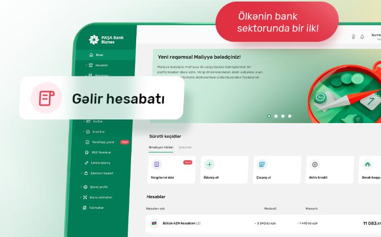"PAŞA Bank" "Maliyyə bələdçisi" xidməti ilə ölkənin bank sektorunda ilkə imza atdı! 