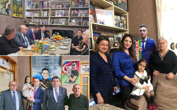 Şəhid Elşən Müslümovun ailəsi ziyarət olunub 