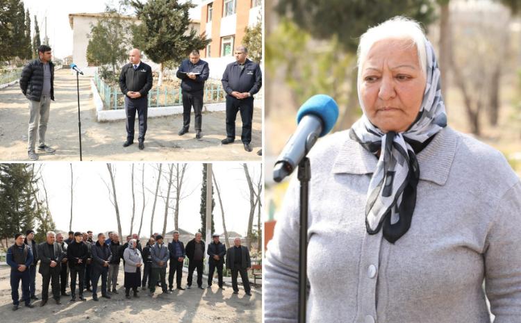 Səmədabad kəndinin sakinləri suallarına "Açıq mikrofon"da cavab tapdılar 