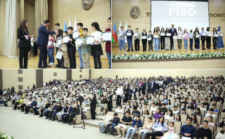 BANM-da FİSO Olimpiadasının seçim turunun mükafatlandırma mərasimi keçirilib 
