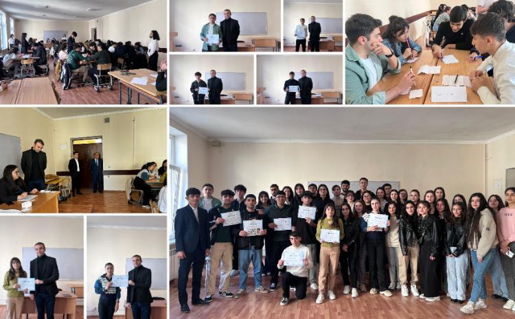 ADPU THİK "BAHAR kuboku" intellektual yarışı təşkil edib 