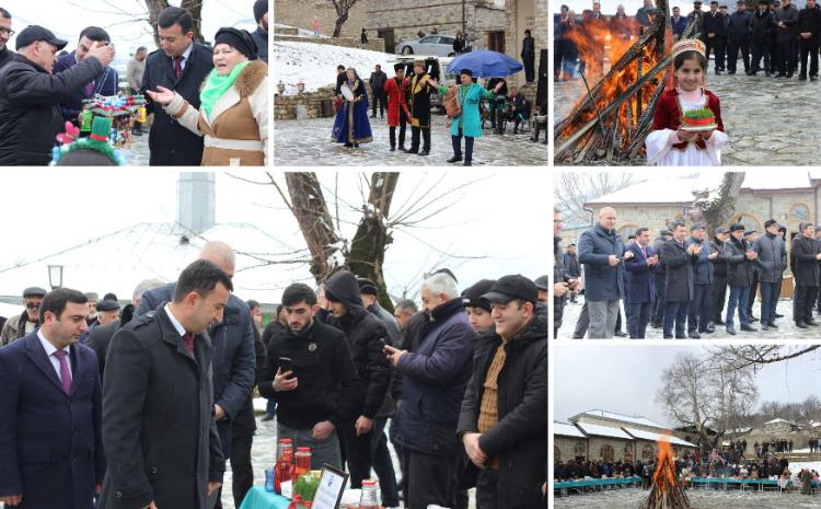İsmayıllının Basqal qəsəbəsində Yel çərşənbəsi qeyd olunub 