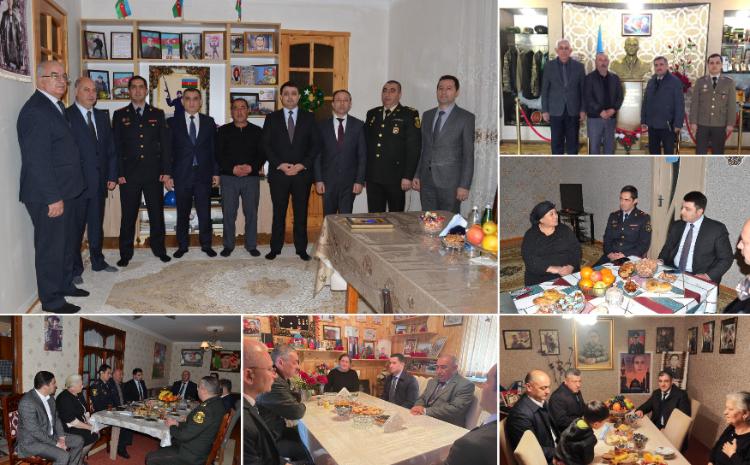 Neftçalada Novruz bayramında şəhid ailələri ziyarət olunub 