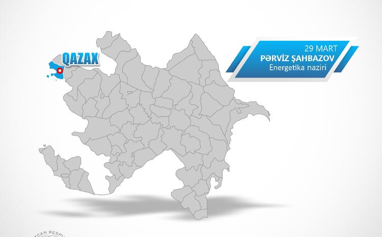 Energetika naziri Qazaxda vətəndaşları qəbul edəcək 