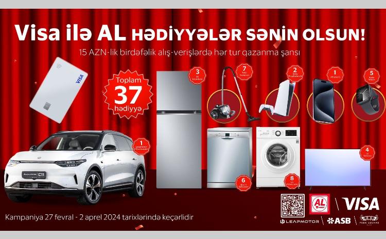 AL Marketdə alış-veriş edin, hədiyyələr qazanın