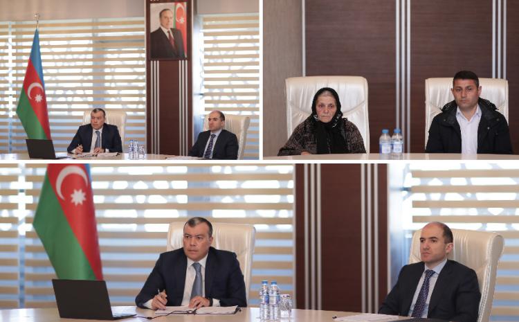 Nazir Sahil Babayev Neftçalada vətəndaşları qəbul edib 