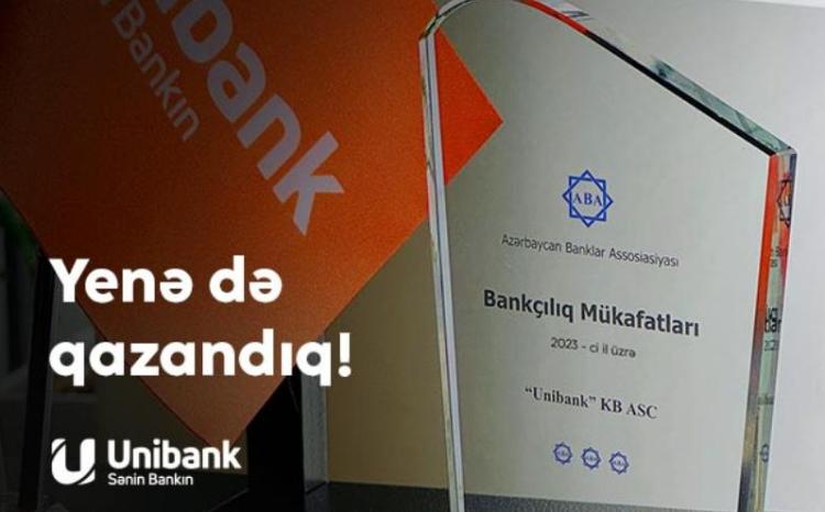 Unibank müxtəlif nominasiyalar üzrə mükafat alıb 