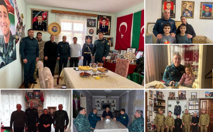 DSX-nin rəhbər heyəti  şəhid ailələrini ziyarət edib 