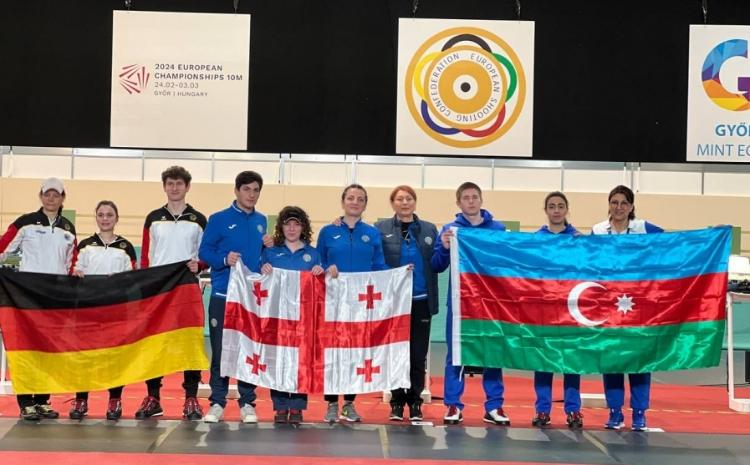 Azərbaycanın güllə atıcıları Avropa çempionatında növbəti medalı qazanıblar 