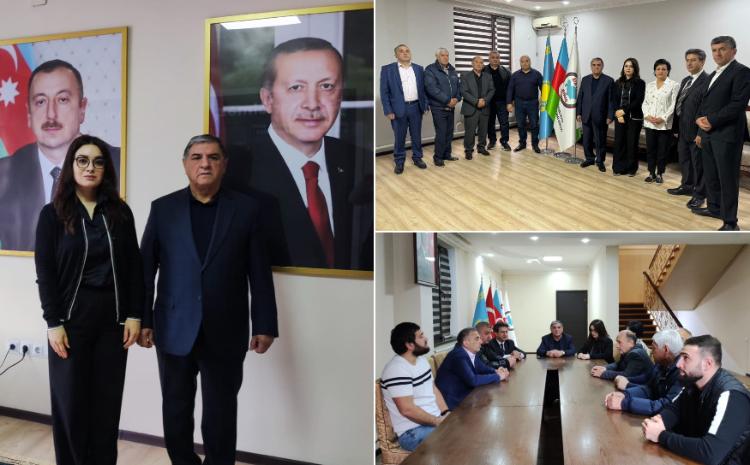 Komitə əməkdaşları Qazaxıstandakı diaspor təşkilatının ofisində olublar 