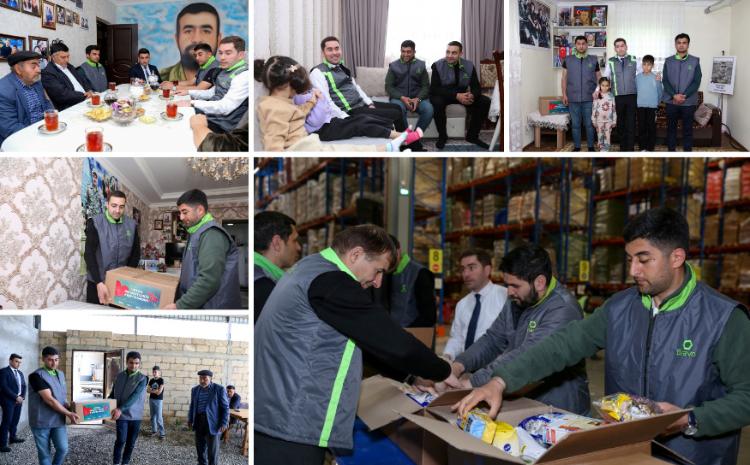 "PAŞA Holding"in "Vətən əmanətlərin keşiyindədir" layihəsi çərçivəsində şəhid ailələrinə bayram sovqatları çatdırılır 