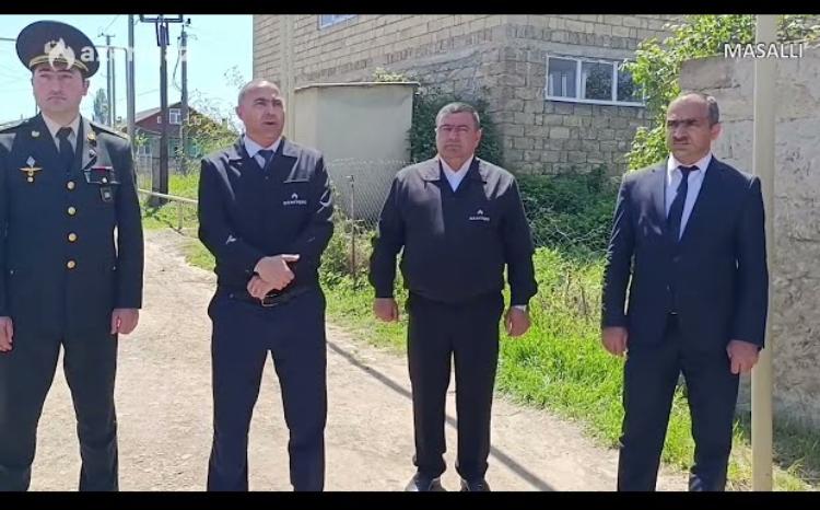 Mavi yanacaqla təmin edilən 50 evdən ibarət yeni yaşayış massivi - VİDEO