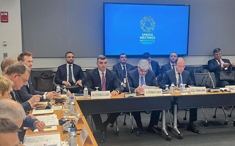 Taleh Kazımov Vaşınqtonda COP29-un dünya iqtisadiyyatının uzunmüddətli inkişafında əhəmiyyətini müzakirə edib 
