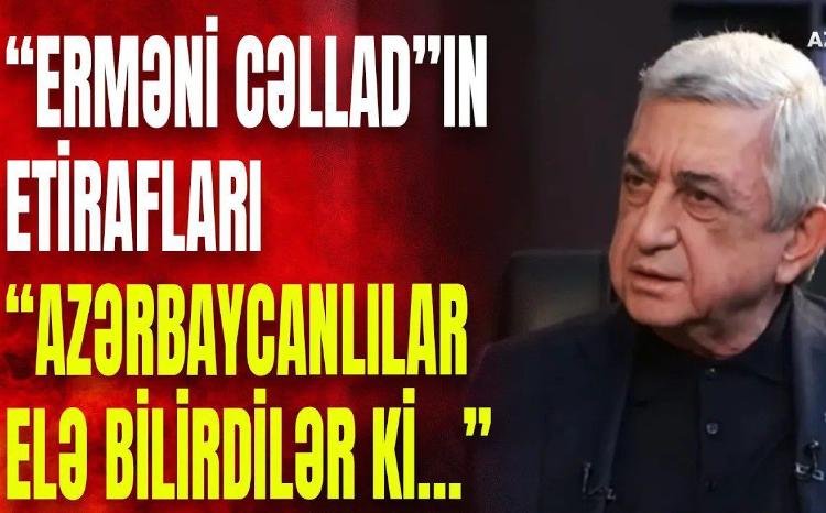 Sarkisyandan sensasiyalı açıqlama: soyuqqanlı şəkildə görün nələri ETİRAF ETDİ - VİDEO