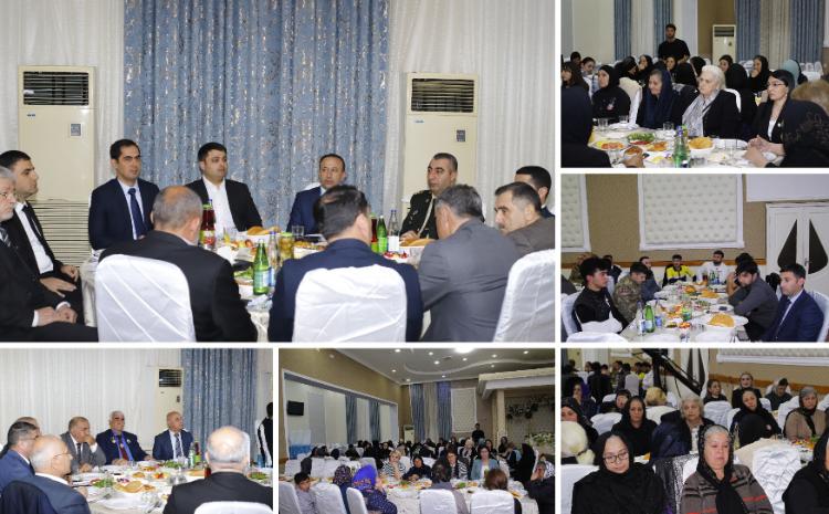 Neftçalada iftar süfrəsi təşkil olunub 