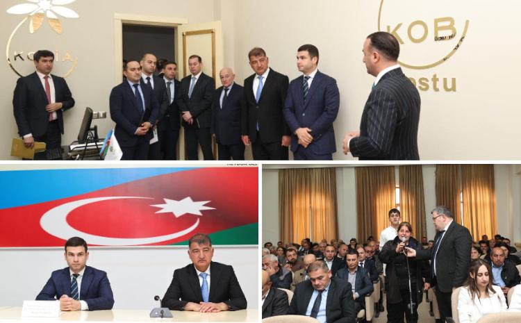 Samux sahibkarları ilə görüş keçirilib, KOB dostu ofisi fəaliyyətə başlayıb 