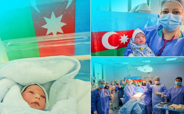 Xankəndi şəhərindəki tibb müəssisəsində ilk körpə dünyaya gəlib 
