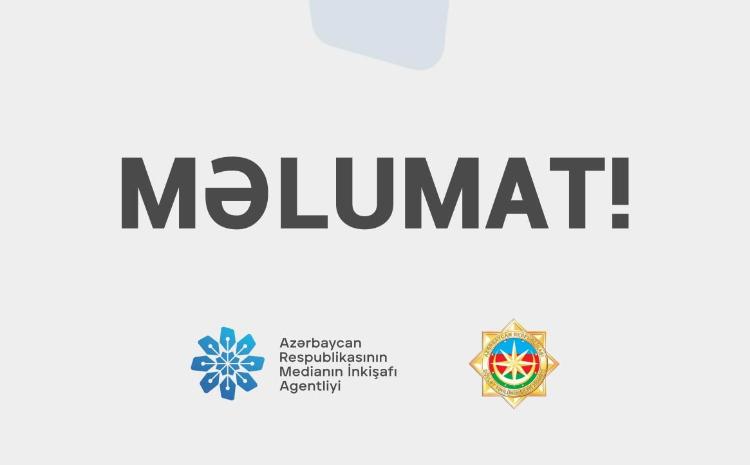 MEDİA və DTX məlumat yayıb 