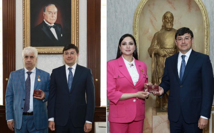 Vaqif Məmişova "Heydər Əliyevin 100 illiyi (1923-2023)" yubiley medalı təqdim edilib 