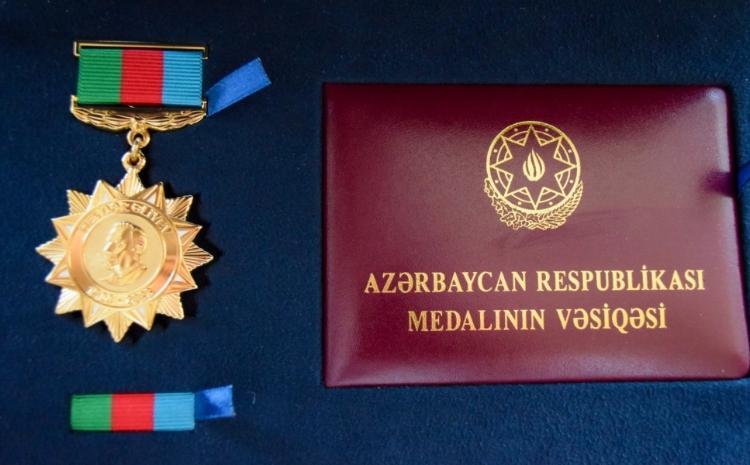 Abdolbari Gozal "Heydər Əliyevin 100 illiyi (1923-2023)" yubiley medalı ilə təltif olunub 