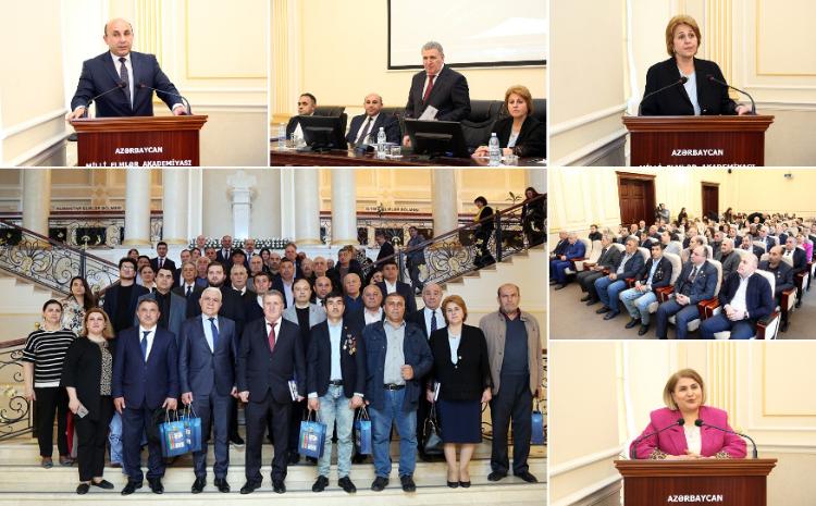 AMEA-da şəhid ailələrinin və qazilərin iştirakı ilə "Hər şey Vətən üçün" adlı tədbir keçirilib 