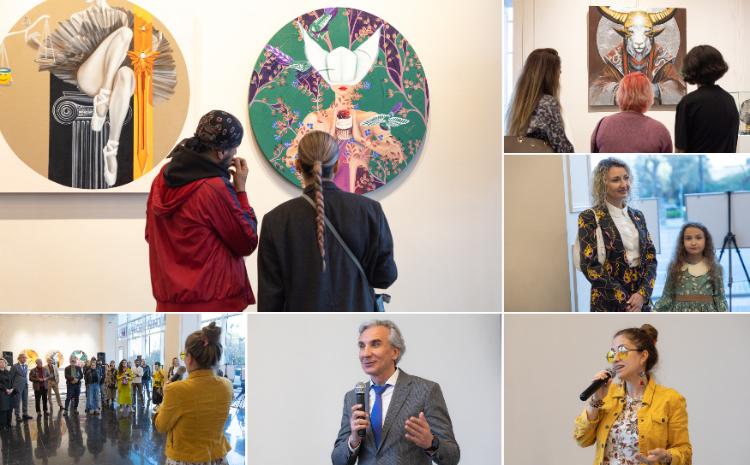 В Русском доме в Баку открылась персональная выставка известного художника из России Ирины Сазоновой 