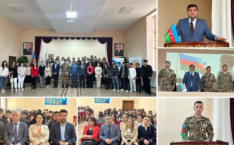 ADPU-nun Quba filialında Aprel döyüşlərinə həsr olunmuş tədbir: Qələbənin ilk addımları