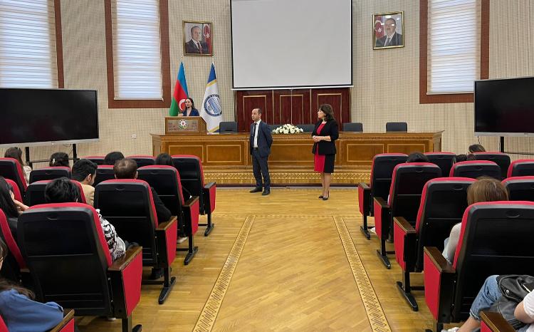 BDU-da İsrailin Yerusəlim İbrani Universiteti ilə imzalanmış ikili diplom proqramına dair infosessiya 