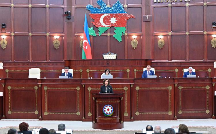 Milli Məclisin plenar iclasında gender bərabərliyi ilə bağlı 2023-cü il üzrə məlumat dinlənilib 