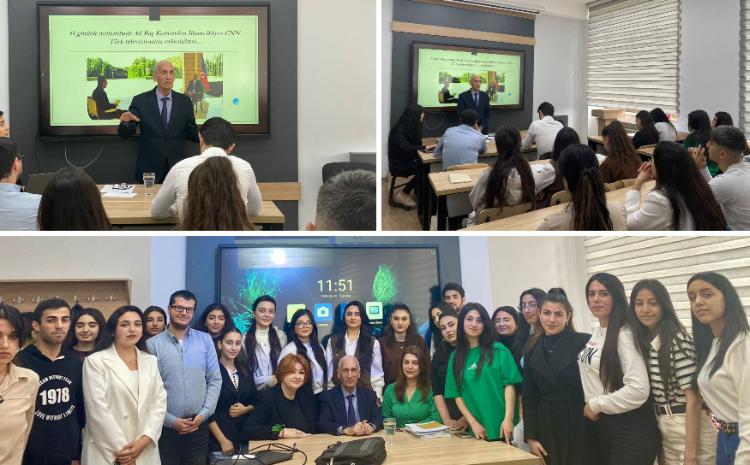 Профессор Джахангир Мамедли провел мастер-класс в БГУ 