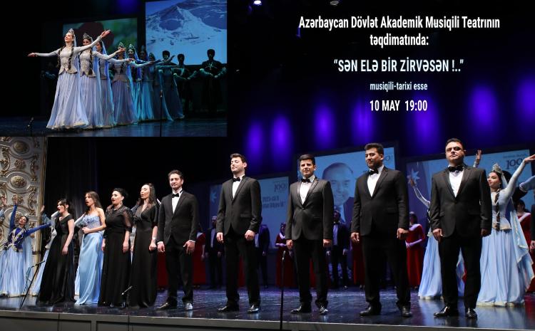 "Sən elə bir zirvəsən!” yenidən Akademik Musiqili Teatrda 