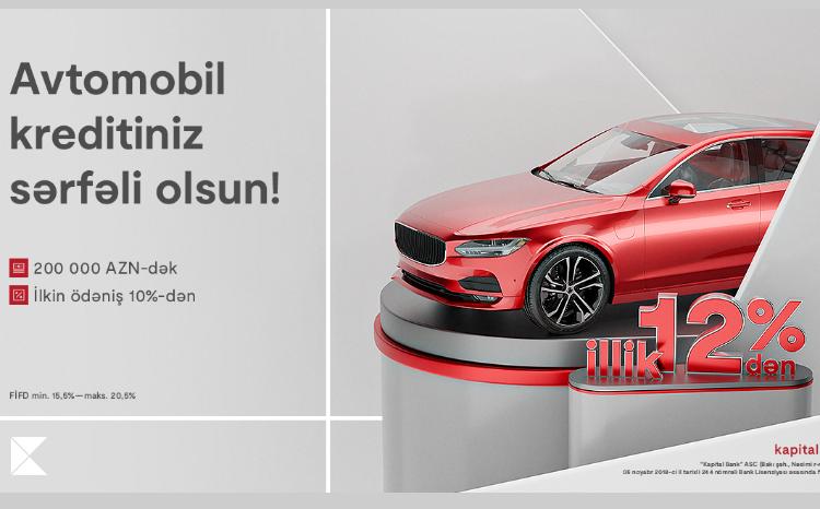 Get your car easier by Kapital Bank 
