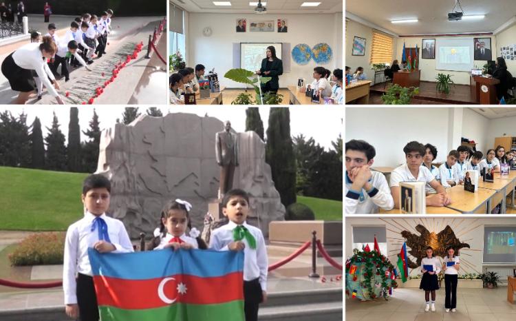 Təhsil müəssisələrində Ulu Öndərə həsr olunmuş tədbirlər 