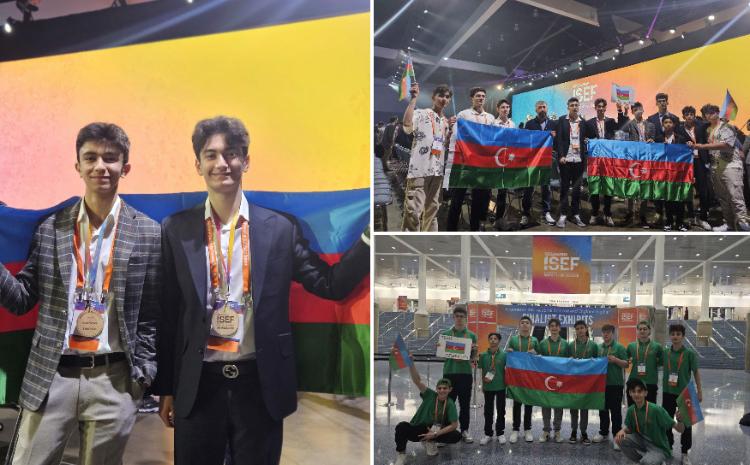 Məktəblilərimizin Beynəlxalq Elm və Mühəndislik Yarışmasında ilk medalı 
