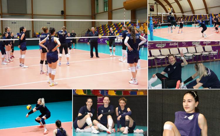 Azərbaycanın voleybol millisi Qızıl Avropa Liqasına hazırlıqları davam etdirir 