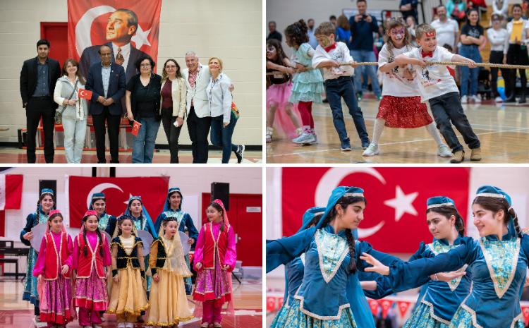 Kalqaridəki Azərbaycan icması 23 Aprel - Türkiyənin Milli Suverenlik və Uşaq Bayramında iştirak edib 