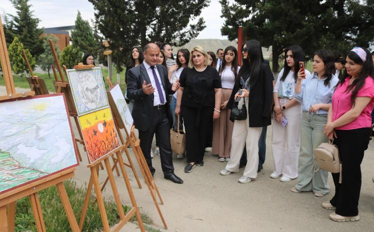 BDU və Bioloji Müxtəlifliyin Qorunması Xidməti Şirvan Milli Parkında birgə tədbir keçirib 